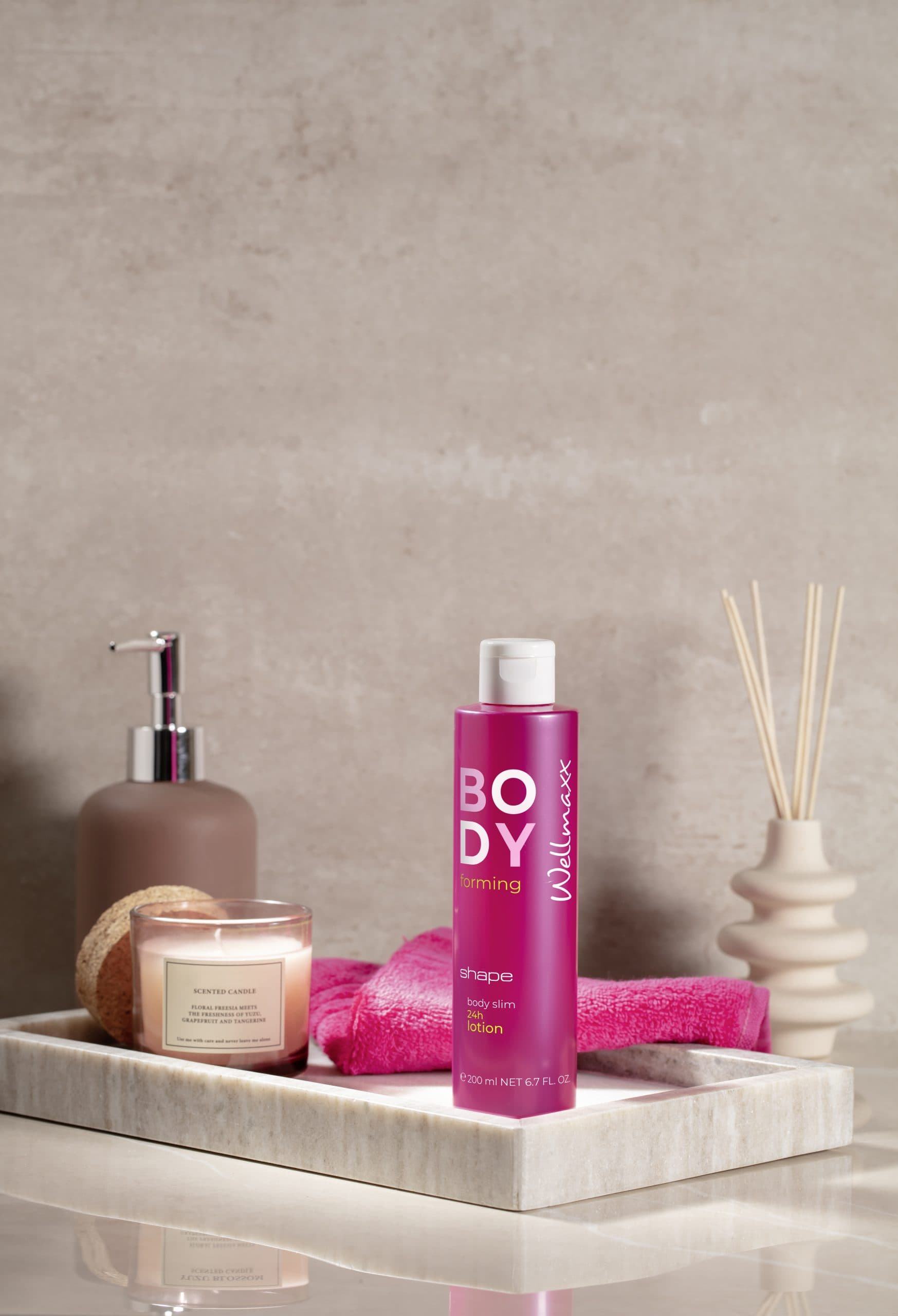 Wellmaxx Shape Body Slim 24h Lotion – Loțiune pentru fermitate și contur corporal - imagine 2