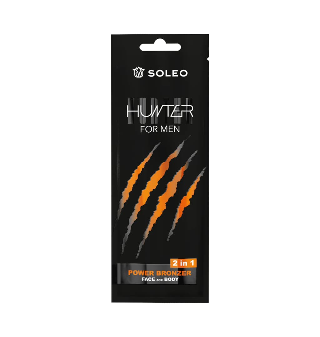 Soleo Hunter – Bronzant puternic pentru bărbați față & corp - imagine 2