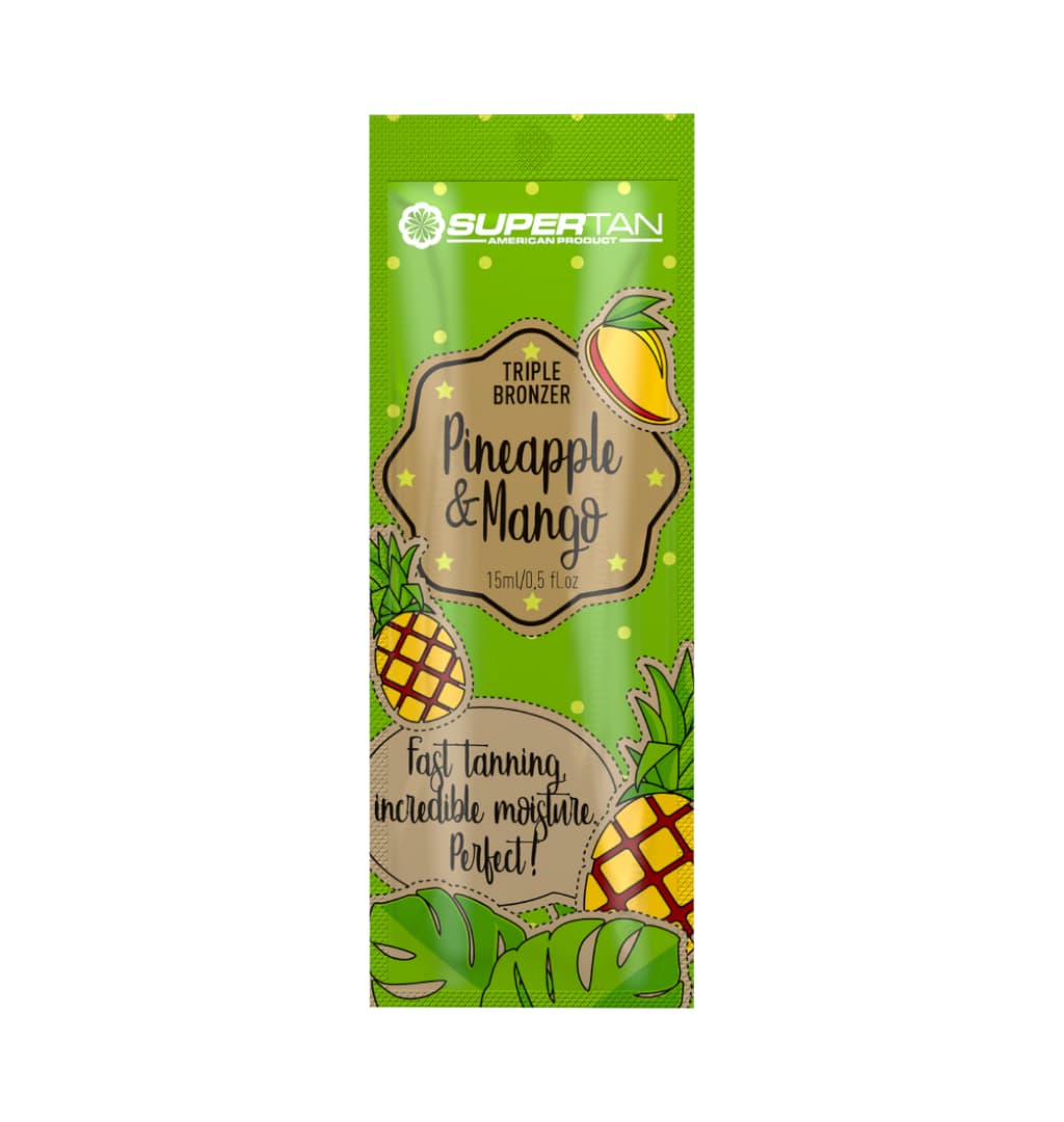 Supertan Sensation PINEAPPLE & MANGO Accelerator bronzant cu DHA și Beta-caroten - imagine 2