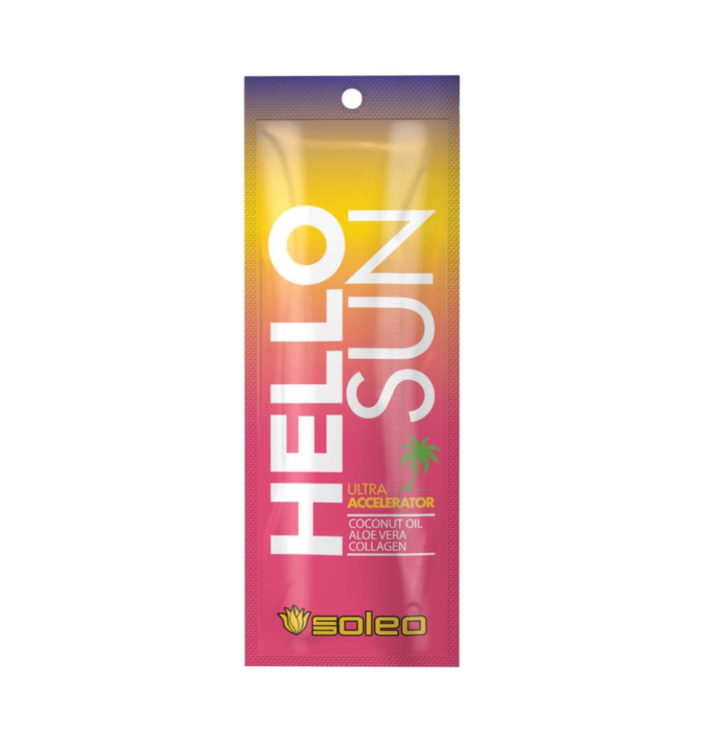Soleo HELLO SUN – Accelerator bronzare cu colagen și unt de cacao - imagine 2