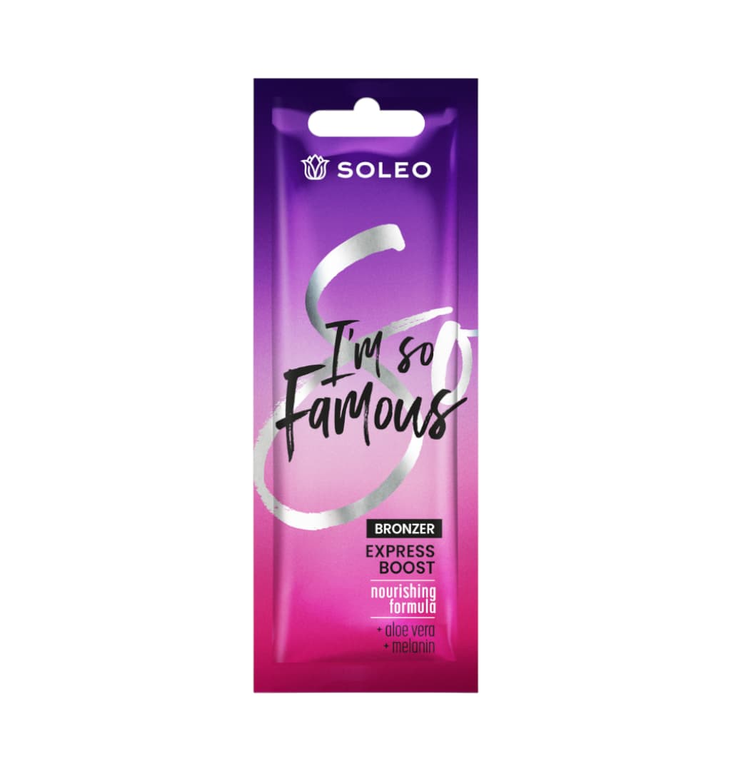 Soleo I’M SO FAMOUS – Accelerator de bronzare pentru față și corp - imagine 2