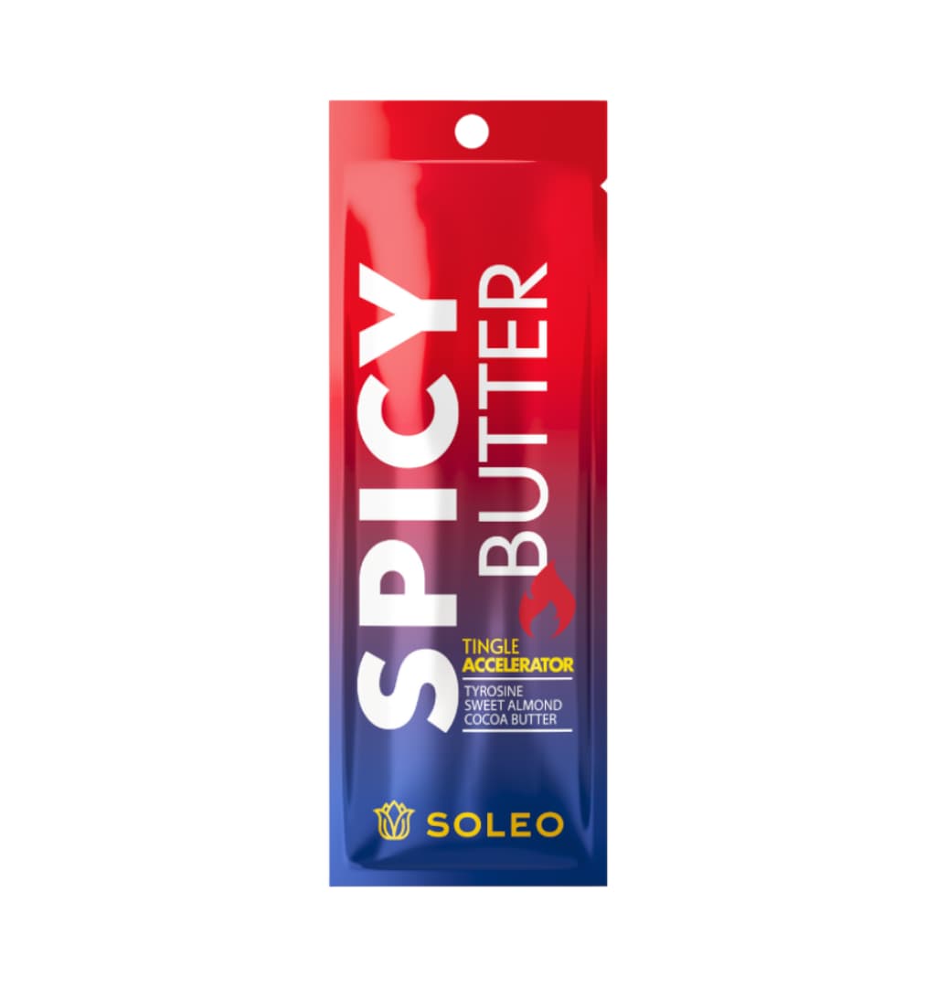 Soleo SPICY BUTTER TINGLE – Accelerator bronzare cu Aloe Vera și unt de Shea - imagine 2