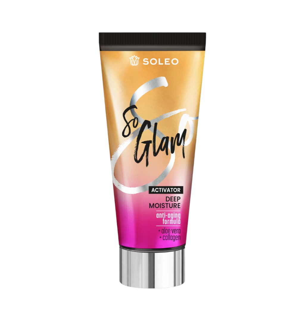 Soleo SO GLAM – Accelerator de bronzare cu colagen și efect glamour