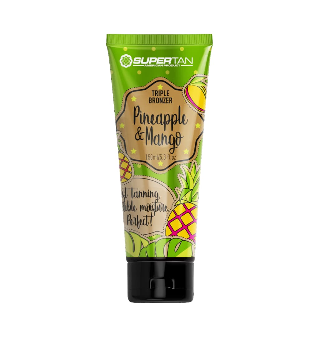 Supertan Sensation PINEAPPLE & MANGO Accelerator bronzant cu DHA și Beta-caroten