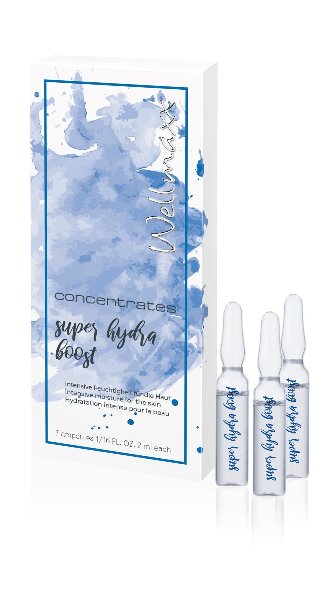 Super Hydra Boost Concentrate 7x2ml – Hidratant intens cu patru tipuri de acid hialuronic