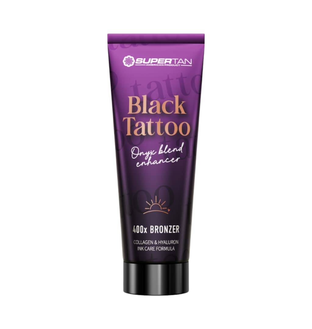 Supertan BLACK TATTOO – Accelerator bronz puternic pentru față & corp